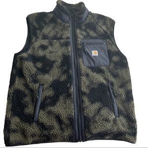 CARHARTT WIP Prentis Vest Liner Camo Blur, Green